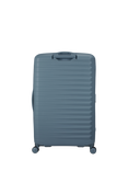American Tourister Fastforward 4-Wheel Spinner 78cm Expandable Large Suitcase, Steel Blue