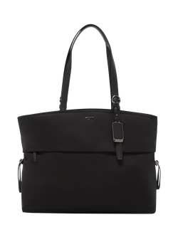 TUMI Cam Large Tote Bag, Black/Gunmetal, Black/Gunmetal