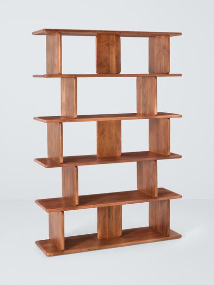 John Lewis Adina Shelving Unit, Walnut, Walnut