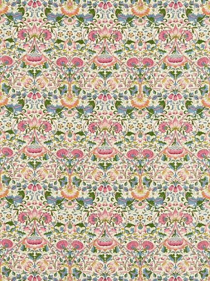 Morris & Co. Lodden Furnishing Fabric, Blush/Woad