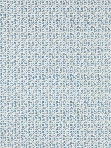 Morris & Co. Rosehip Furnishing Fabric, Mineral Blue