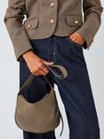 John Lewis Gathered Leather Crossbody Bag
