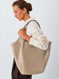 John Lewis Luxe Leather North South Hobo Bag