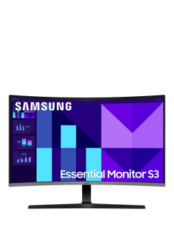 Samsung S39GD Full HD Curved Monitor, 32”, Black, Black