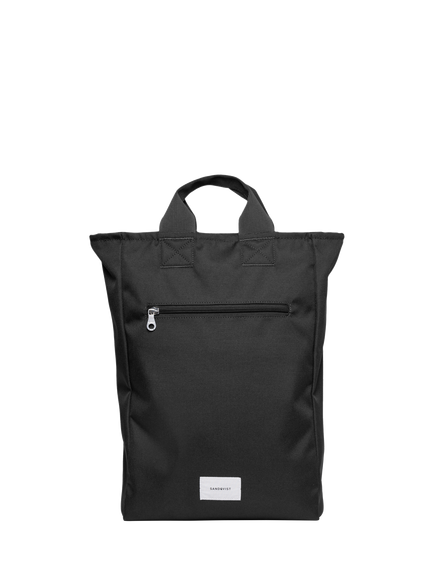 Sandqvist Ground 2-Way 16" Laptop Backpack Bag, 15L, Black, Black