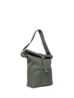 Sandqvist Icon Sacoche Rolltop Crossbody Bag, 5.5L, Black - view 2, Dawn Green