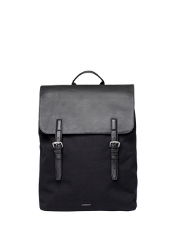 Sandqvist Everyday Lid Backpack, 20L, Black, Black