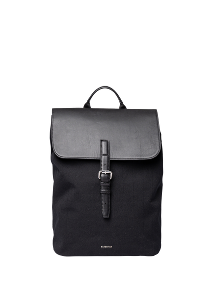 Sandqvist Everyday Lid Backpack, 12L, Black, Black