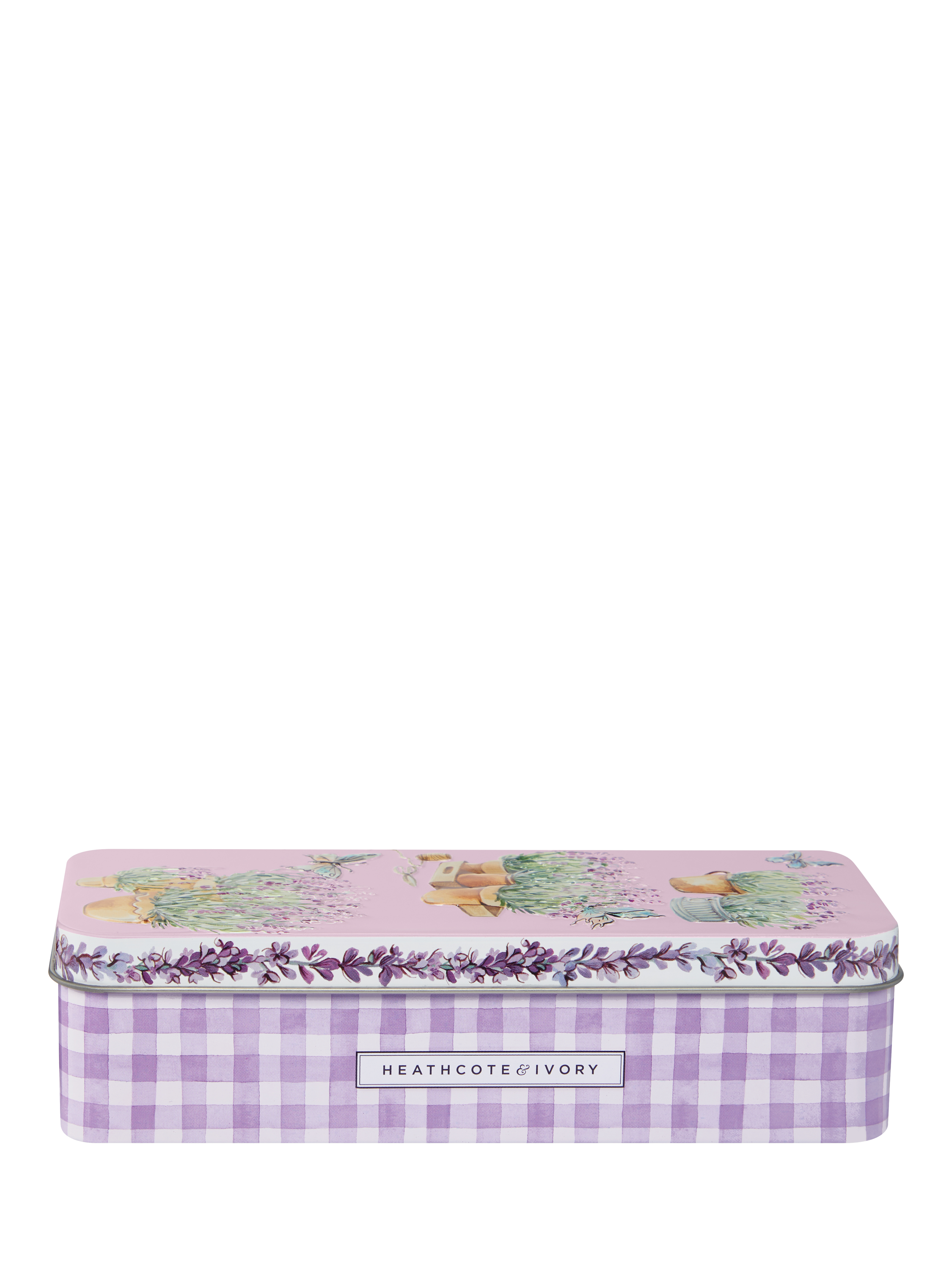 Product image 2 of 8, which shows Heathcote & Ivory English Lavender Hand Cream & Tin Set