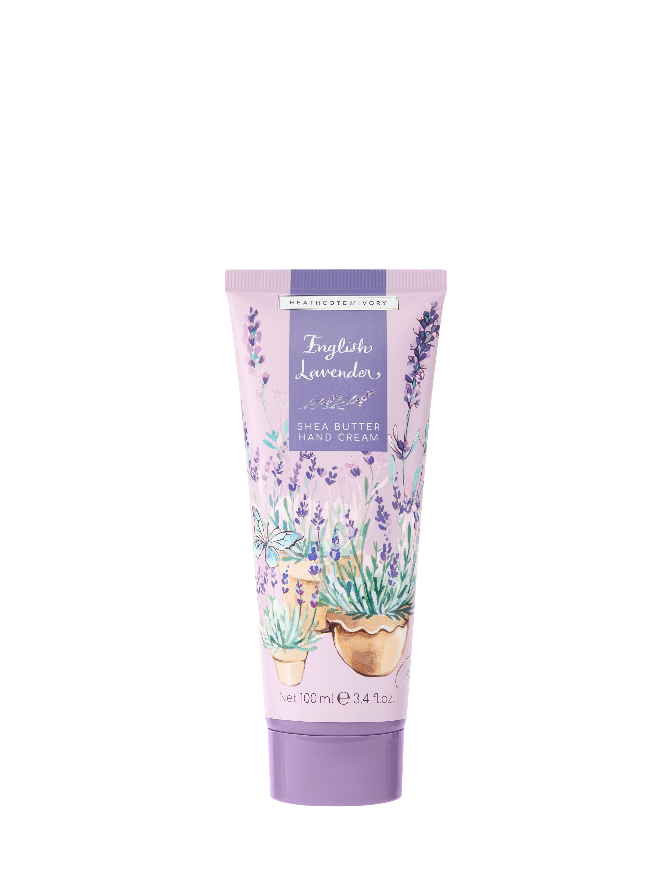 Product image 4 of 8, which shows Heathcote & Ivory English Lavender Hand Cream & Tin Set