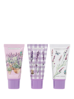 Heathcote & Ivory English Lavender Hand Cream Trio - view 2, Purple