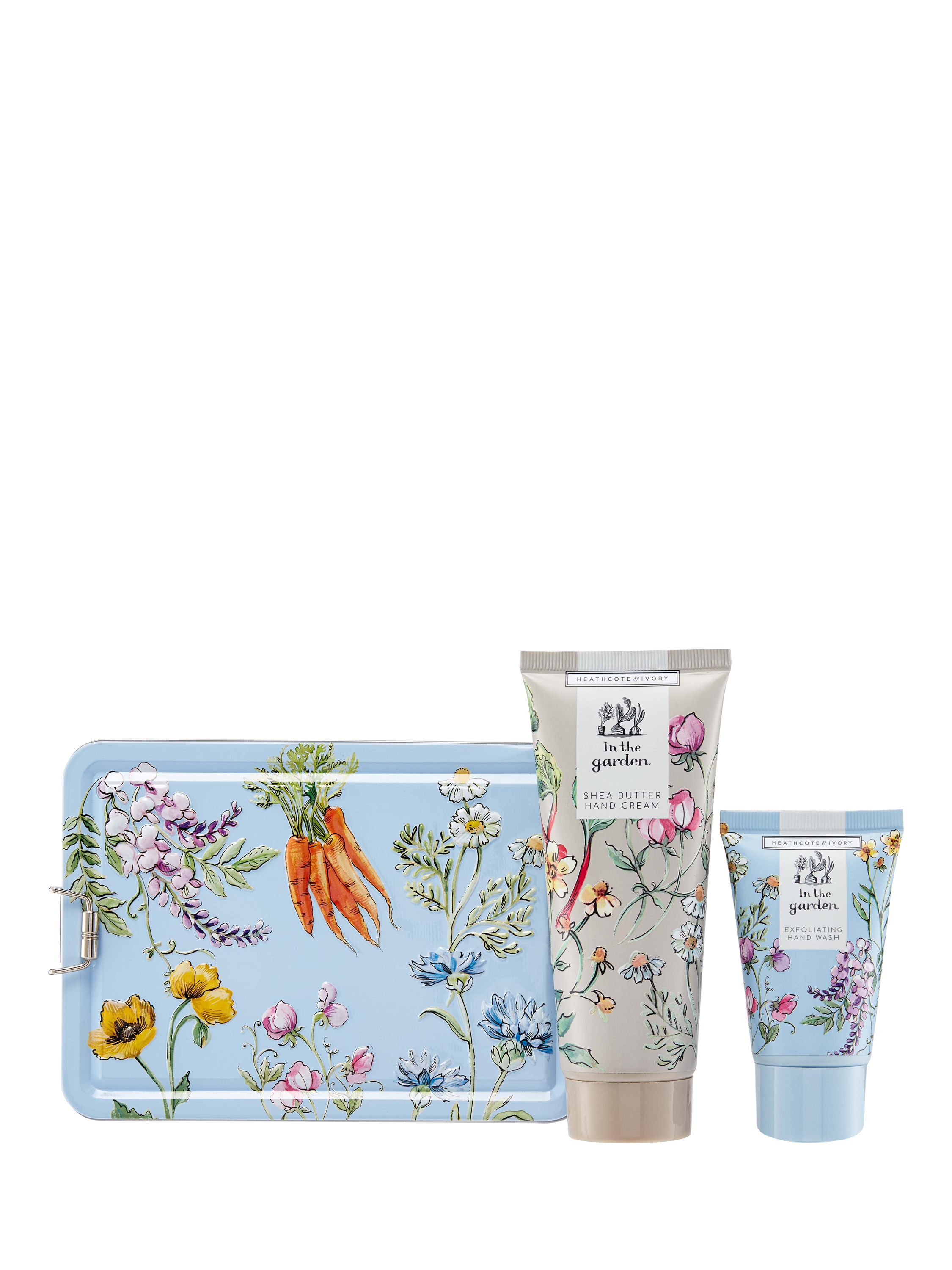 Product image 1 of 7, which shows Heathcote & Ivory In The Garden Hand Care Tin