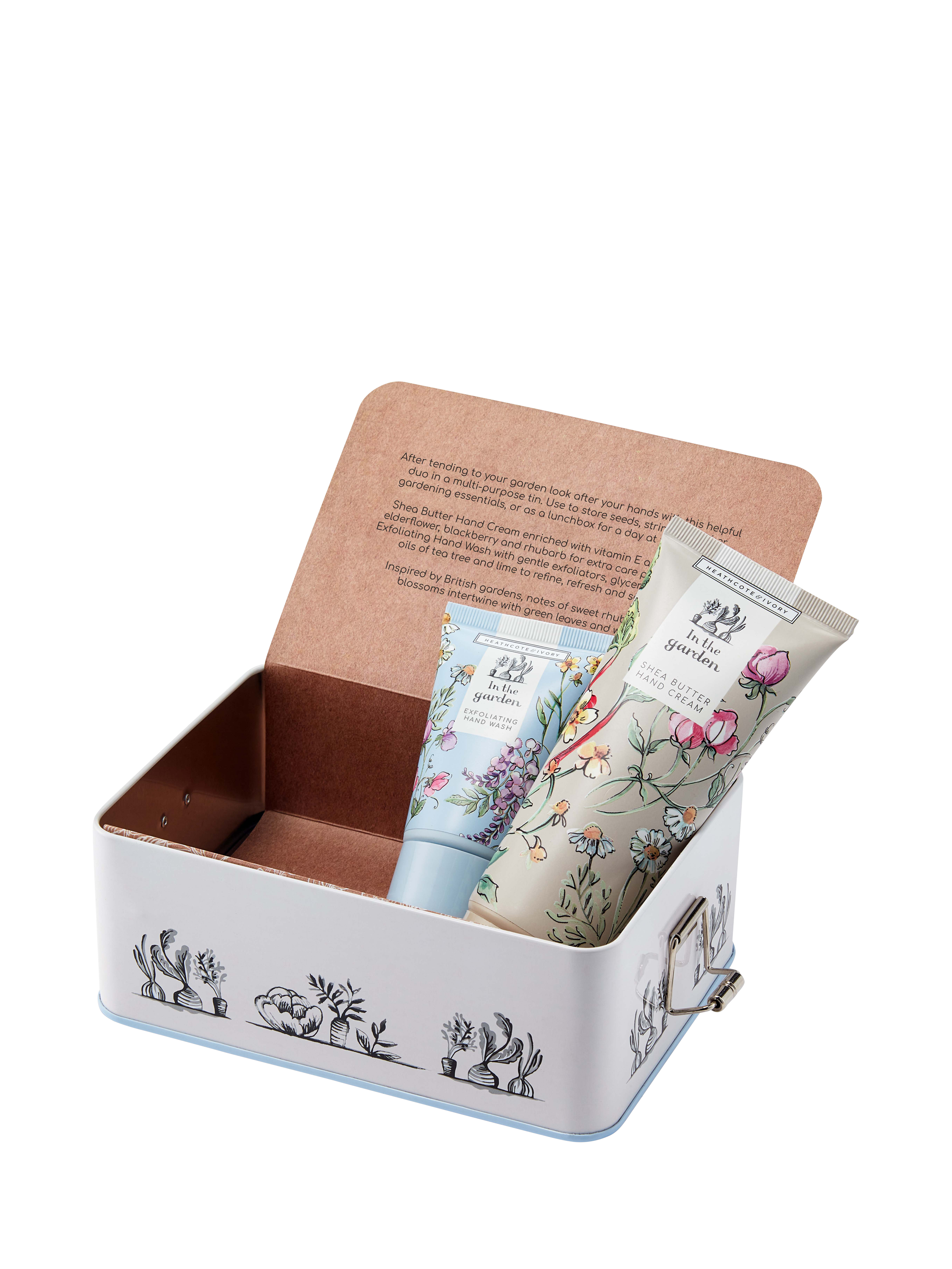 Product image 3 of 7, which shows Heathcote & Ivory In The Garden Hand Care Tin