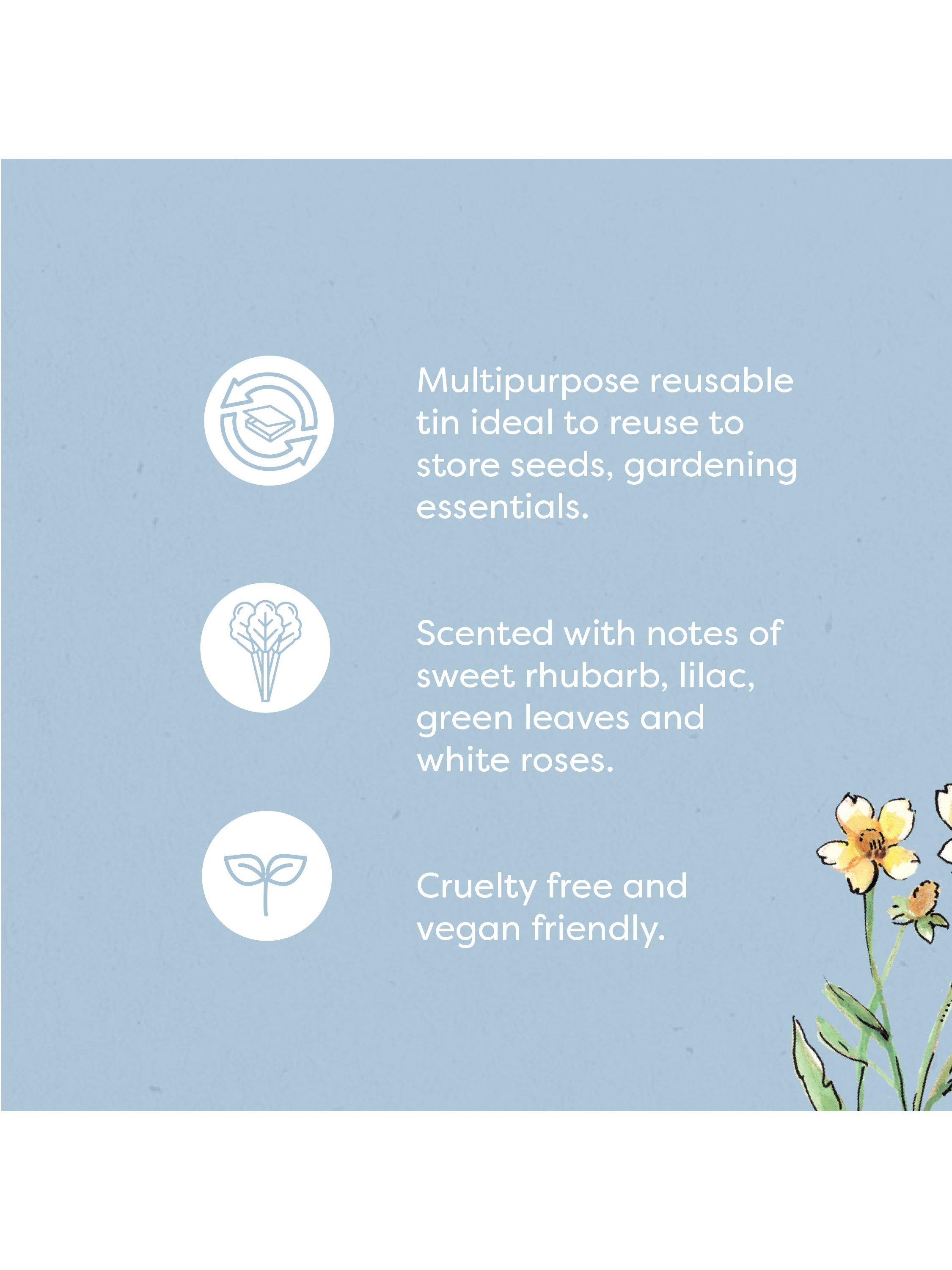 Product image 5 of 7, which shows Heathcote & Ivory In The Garden Hand Care Tin
