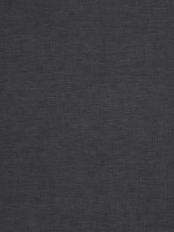 John Lewis Cotton Blend Made to Measure Curtains or Roman Blind, Graphite, Graphite