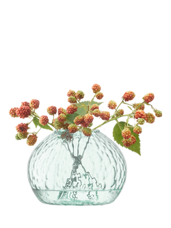 LSA International Canopy Seed Recycled Glass Vase, H11cm, Clear - view 2, Clear