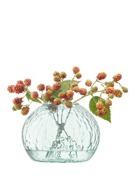 LSA International Canopy Seed Recycled Glass Vase, H11cm, Clear - view 2, Clear