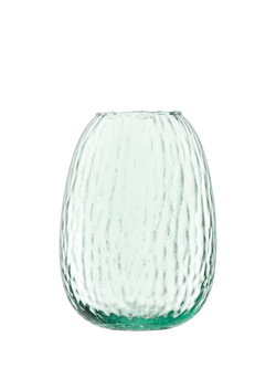 LSA International Canopy Seed Recycled Glass Vase, H19cm, Clear, Clear