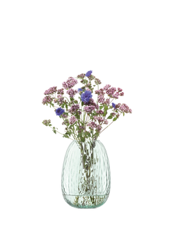 LSA International Canopy Seed Recycled Glass Vase, H19cm, Clear - view 2, Clear