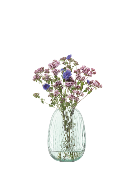 LSA International Canopy Seed Recycled Glass Vase, H19cm, Clear - view 2, Clear