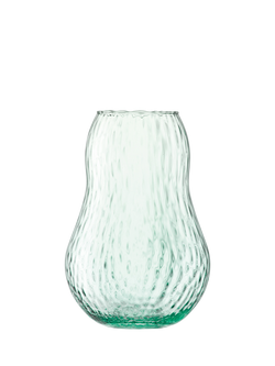 LSA International Canopy Seed Recycled Glass Vase, H23cm, Clear, Clear
