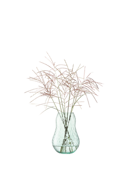 LSA International Canopy Seed Recycled Glass Vase, H23cm, Clear - view 2, Clear