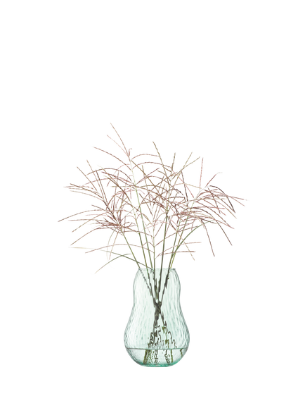 LSA International Canopy Seed Recycled Glass Vase, H23cm, Clear - view 2, Clear
