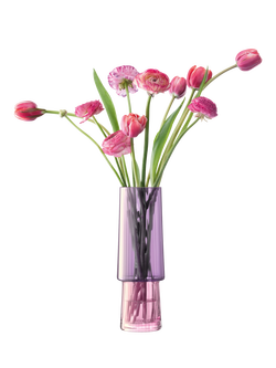 LSA International Gems Glass Vase, H26cm, Garnet - view 2, Garnet