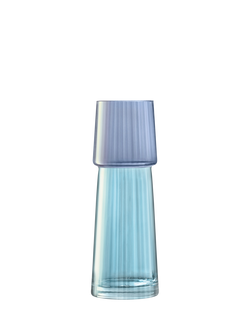 LSA International Gems Glass Vase, H32cm, Sapphire, Sapphire