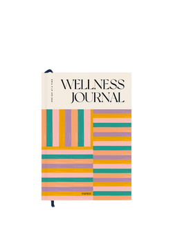 Papier Happy Stripes Wellness Journal, Multi, Multi