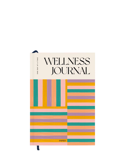 Papier Happy Stripes Wellness Journal, Multi, Multi