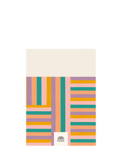 Papier Happy Stripes Wellness Journal, Multi - view 2, Multi