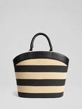 L.K.Bennett Beatrice Tote Bag, Natural/Black