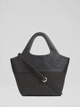 L.K.Bennett Carly Straw Crossbody Tote Bag