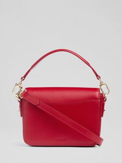 L.K.Bennett Frankie Leather Crossbody Bag - view 2, Red