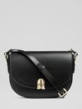L.K.Bennett Jodie Leather Crossbody Bag, Black