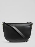L.K.Bennett Jodie Leather Crossbody Bag, Black