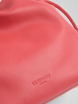 L.K.Bennett Kendra Beaded Drawstring Leather Crossbody Bag - view 2, Amber