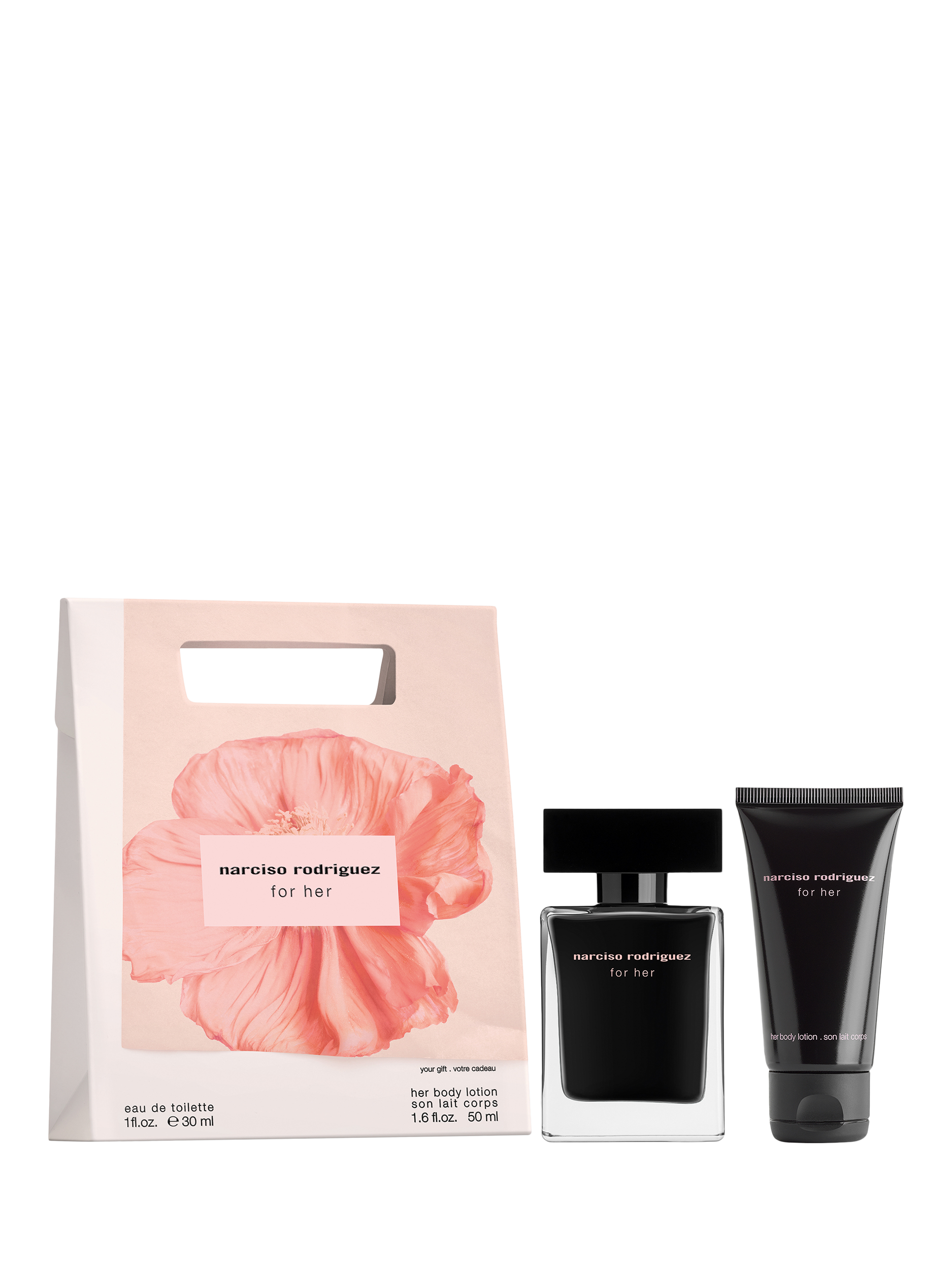 Product image 1 of 4, which shows Narciso Rodriguez For Her Eau de Toilette 30ml Fragrance Gift Set