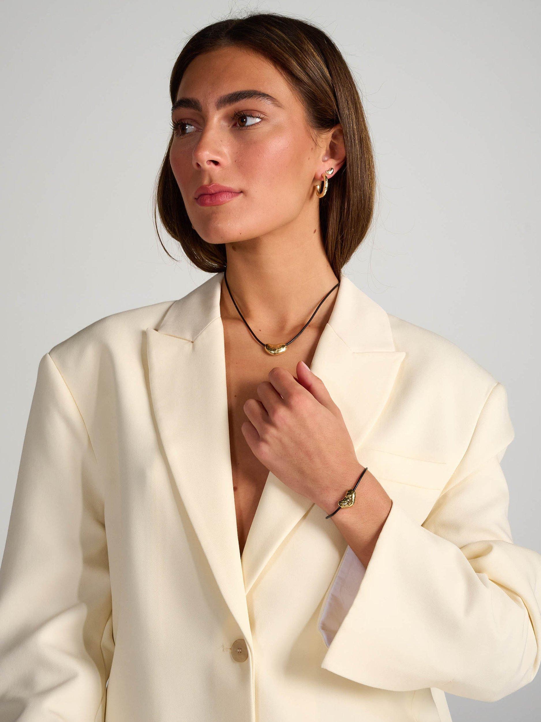 Product image 4 of 5, which shows Tutti & Co Soul Collection Pillow Heart Pendant Necklace, Gold