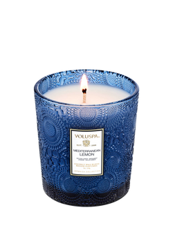 Voluspa Mediterranean Lemon Classic Scented Candle, 225g - view 2, 