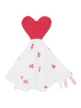 Rosa & Blue Baby Bamboo Cotton Blend Heart Print Comforter, White