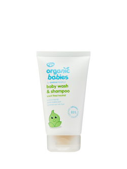 Green People Organic Babies Baby Wash and Shampoo, Scent Free/Neutral, 150ml, 