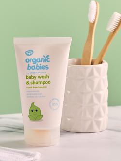 Green People Organic Babies Baby Wash and Shampoo, Scent Free/Neutral, 150ml - view 2, 