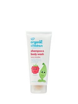 Green People Organic Children Shampoo and Body Wash, Berry Smoothie, 200ml, 