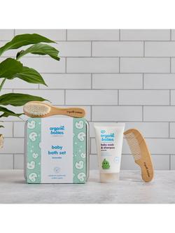 Green People Organic Babies Baby Bath Set, Lavender - view 2, 