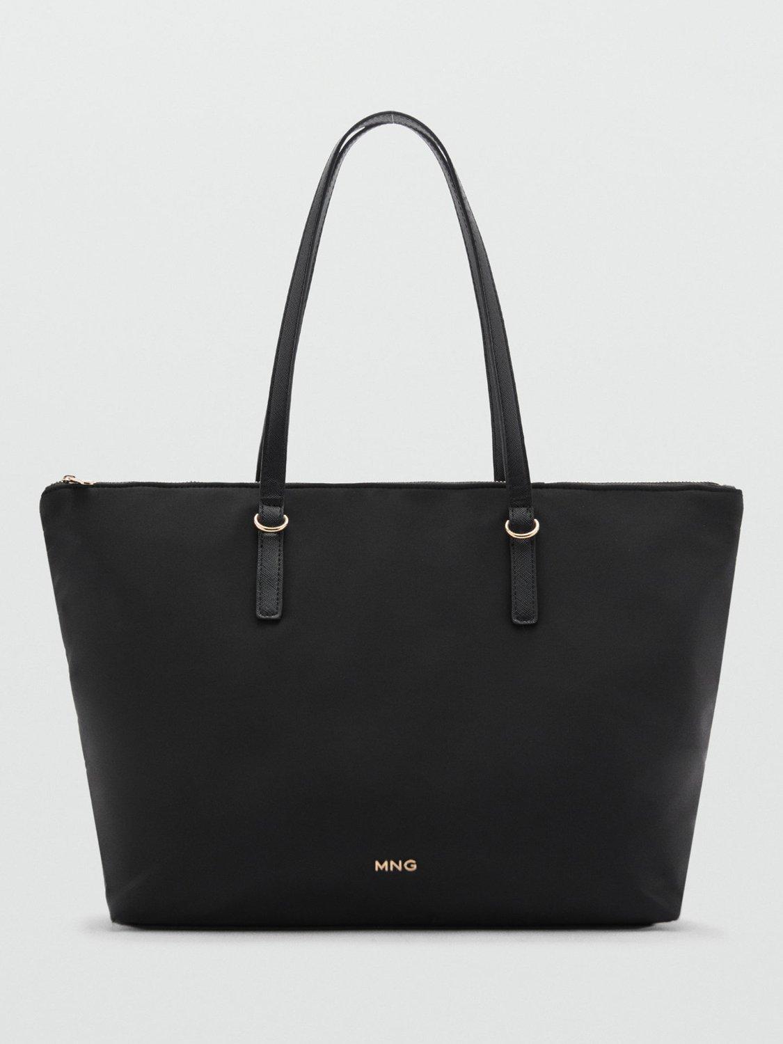 Mango Julio Shopper Bag, Black