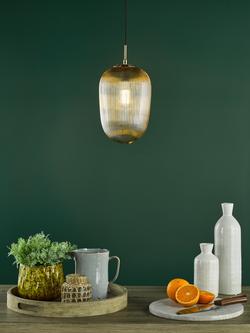 Där Abrielle Pendant Ceiling Light, Amber - view 2, Amber