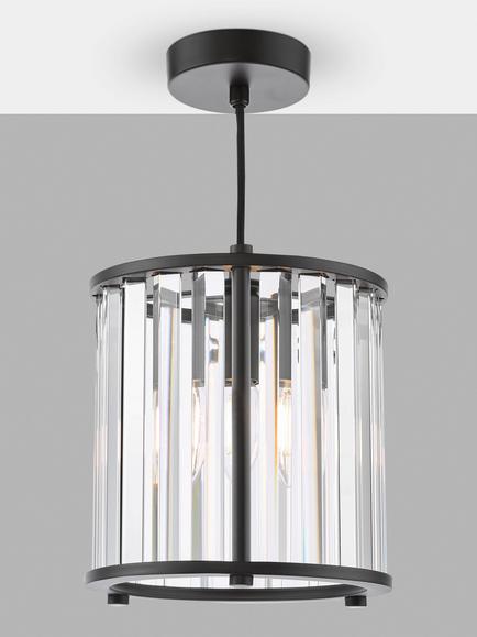 Där Kiran Pendant Ceiling Light, Black