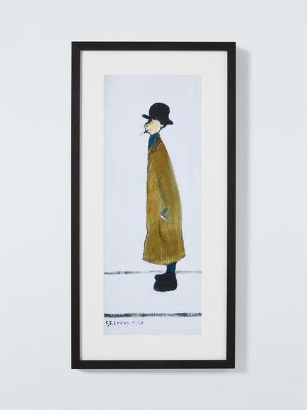 John Lewis LS Lowry 'Gentleman' Framed Print & Mount, 60 x 30cm, Multi